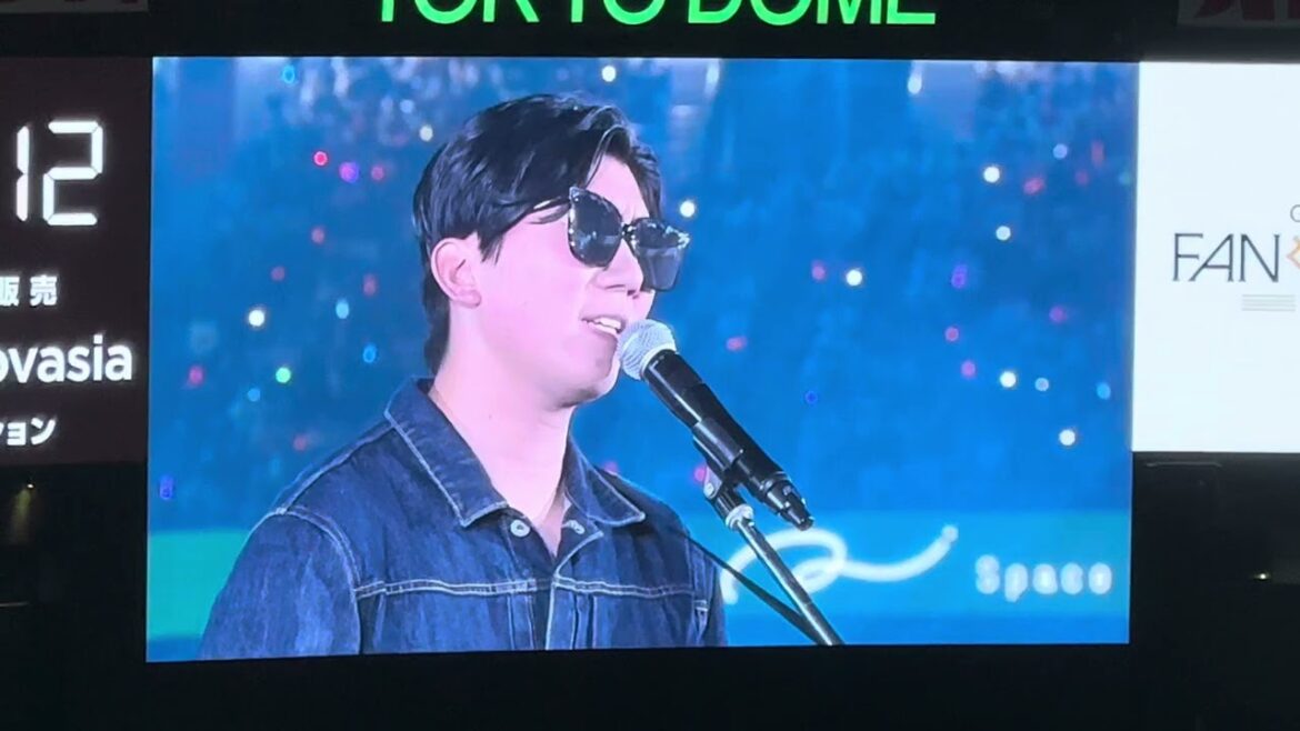 今年も田中千晴投手の歌声が素晴らしかった！