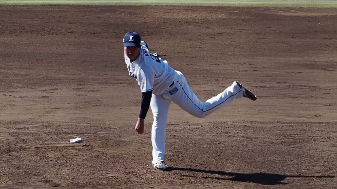 2023.07.29 埼玉西武-東北楽天(カーミニーク) 公文克彦 投球シーン