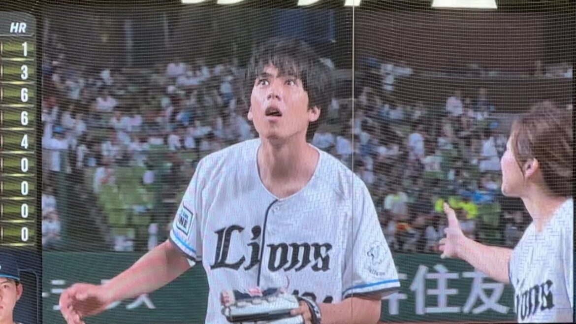 【ちいさな奇跡が起こります】俳優 坂東龍汰さんセレモニアルピッチ【西武vs日本ハム】2024/9/23