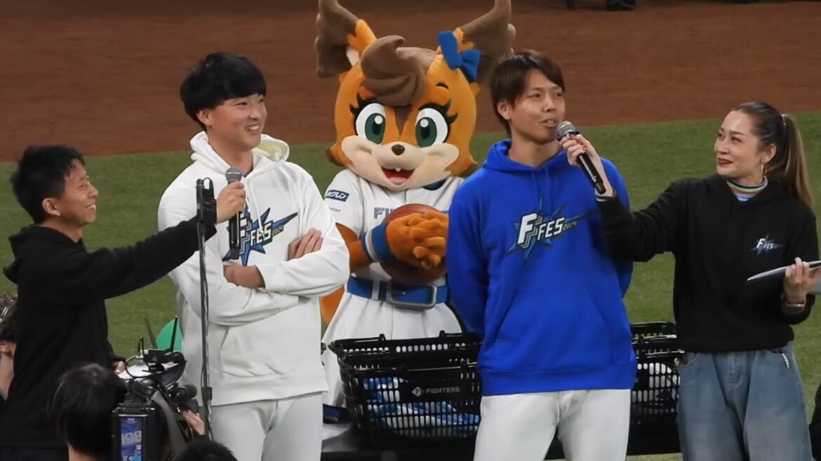 激ムズフリースローバトル🔥 杉浦稔大選手のスタイルが完璧すぎて惚れる😻Fフェス北海道日本ハムファイターズエスコンフィールド北海道