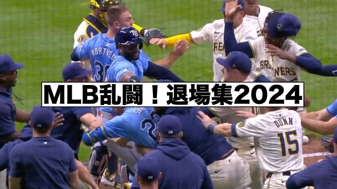 MLB 乱闘！退場集2024