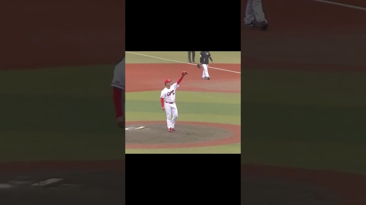 【合同トライアウト】元カープ岡田明丈〜ジャイアンツ陽岱鋼を三振 2024年プロ野球12球団合同トライアウト11月14日