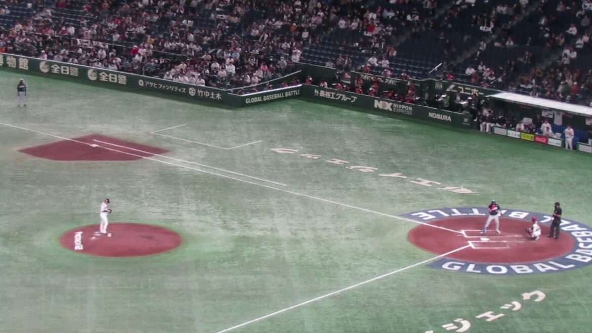 横山 陸人がアメリカのウォードを三振（2024年11月21日 プレミア12日本 対 アメリカ ）