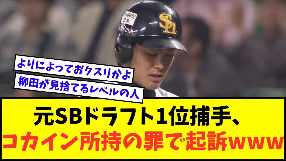 【悲報】元ソフトバンクホークスドラフト1位捕手、コカイン所持の罪で起訴wwwww【なんJ反応】【2chスレ】【5chスレ】【プロ野球反応集】 【悲報】元ソフトバンクホークスドラフト1位捕手、コカイン所持の罪で起訴wwwww【なんJ反応】【2chスレ】【5chスレ】【プロ野球反応集】