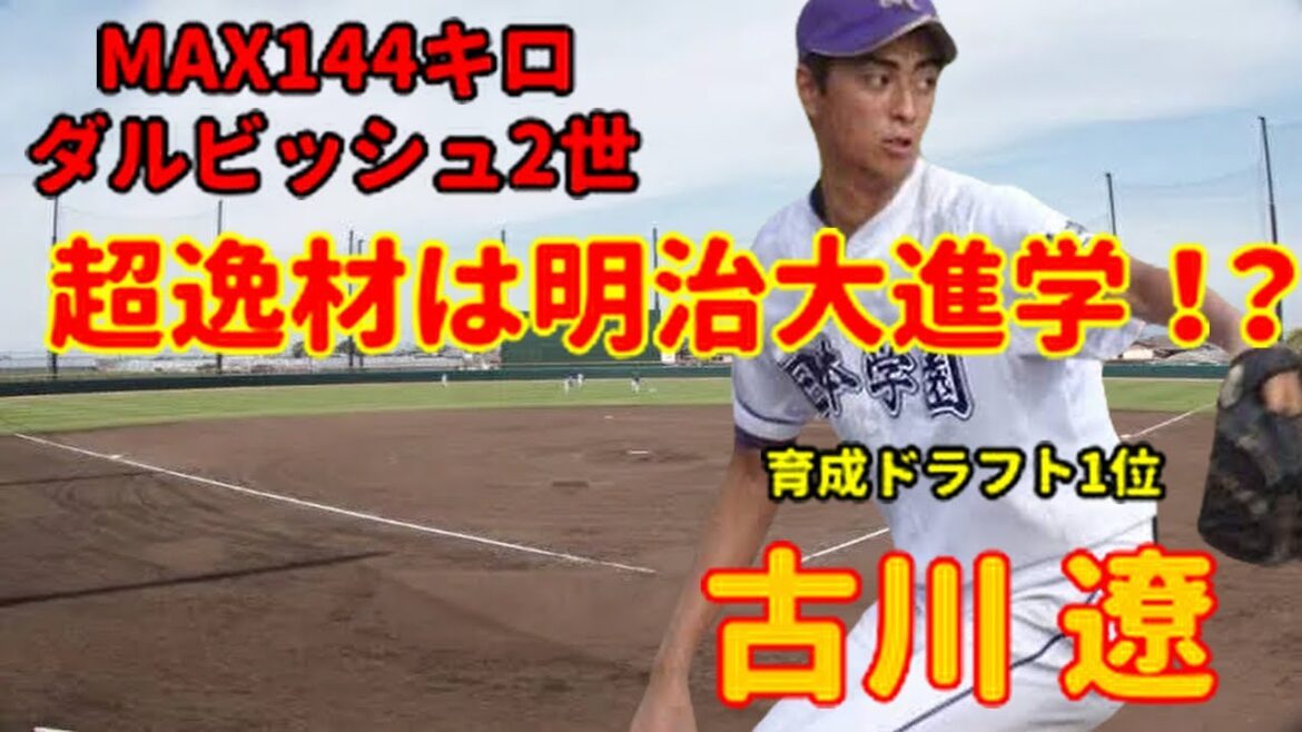 【入団辞退】 育成ドラフト1位古川遼投手は逸材！？