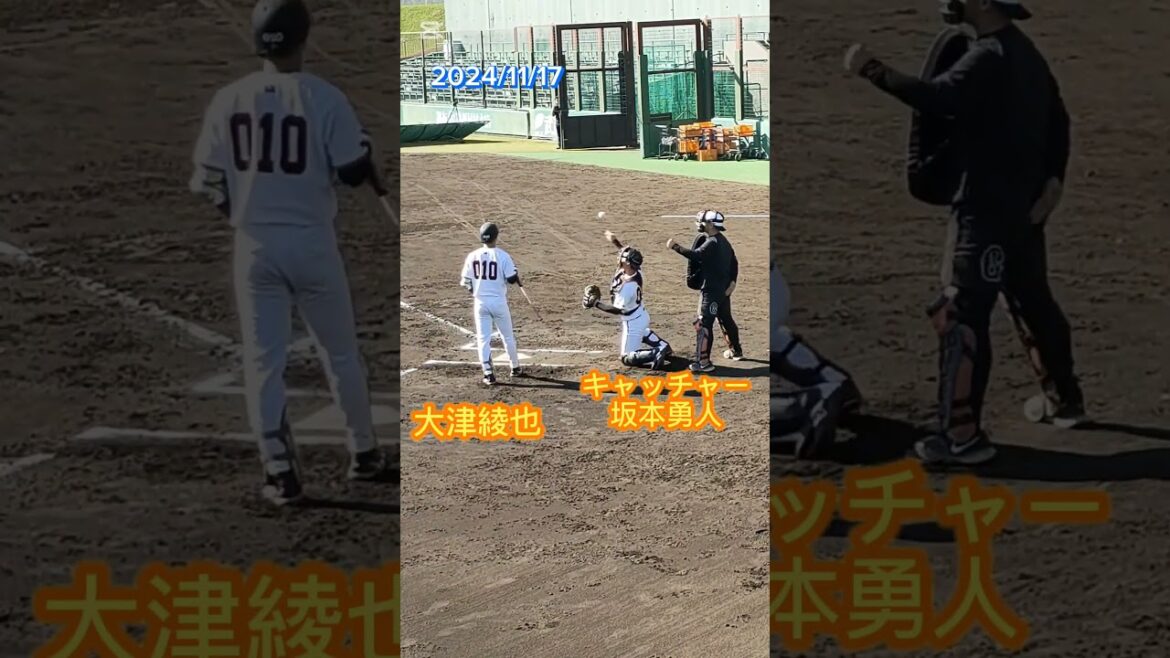 【GIANTS】 #大津綾也 010のシートバッティング #shorts #巨人 #ジャイアンツ #プロ野球