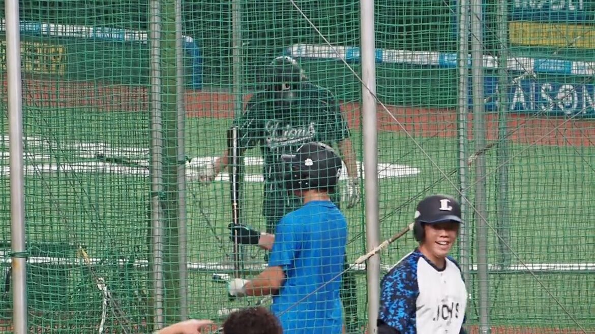2024.10.19 埼玉西武 秋季練習 #元山飛優 フリーバッティング(ベルーナドーム)