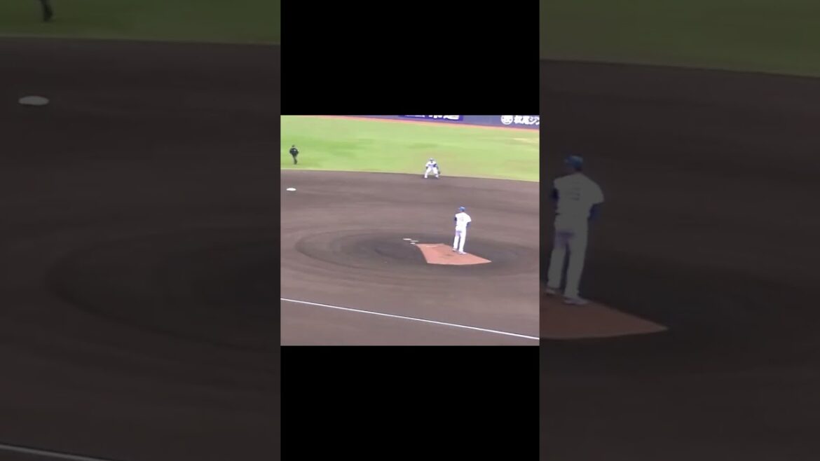 松尾汐恩がバーヘイゲンからヒットを放つ（2024年4月23日 日本ハムファイターズ対 横浜DeNAベイスターズ 2軍） #松尾汐恩