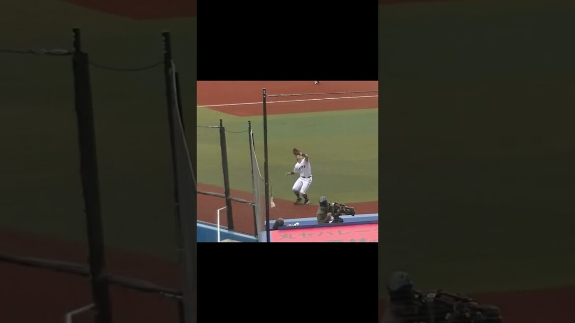 【合同トライアウト】村川凪のサードフライ ジャイアンツ菊田拡和が気合いのプレー2024年プロ野球12球団合同トライアウト11月14日