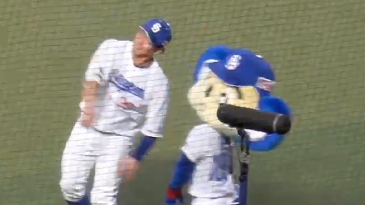 今日のヒーロー宇佐見真吾がファンの声援に応えてドーム一周　最後にサインボールを遠投しドアラもびっくり　中日ドラゴンズVS広島東洋カープ　2024/08/29