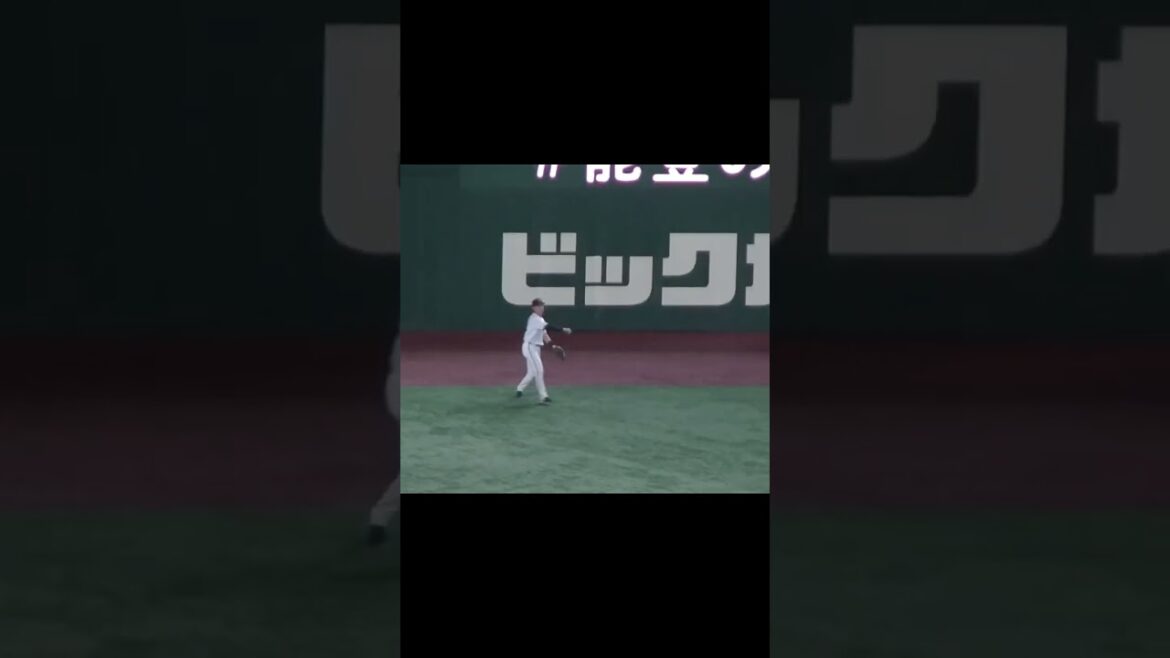 サンタナ あと僅かでホームランのセンターフライ（2024年4月30日 読売ジャイアンツ対 ヤクルトスワローズ）