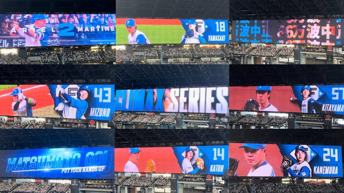 【全33曲・作業用】2024 ファイターズCS1st登場曲メドレー