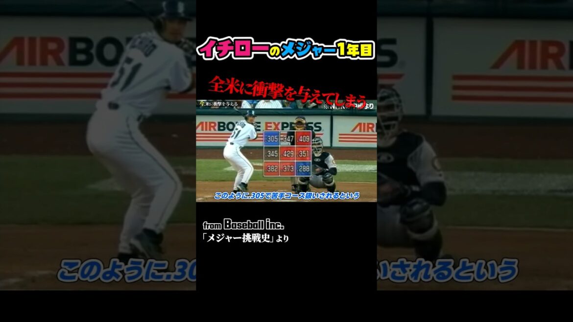 イチローのメジャー1年目が色々おかしい #プロ野球 #mlb