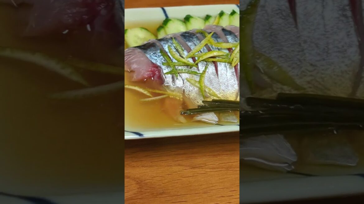 土佐酢たぷたぷのシメサバ（高知「竹内酒店」）