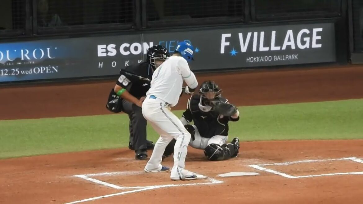 佐々木朗希外角への完璧なストレートで淺間大基を三振に‼︎北海道日本ハムファイターズvs千葉ロッテマリーンズ　クライマックスシリーズ