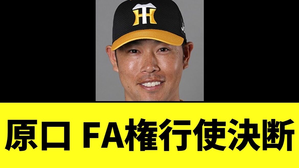 阪神・原口文仁　より出場機会を求めFA権行使決断