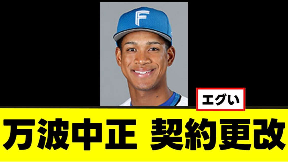 【万波中正】契約更改で限界を突破するww