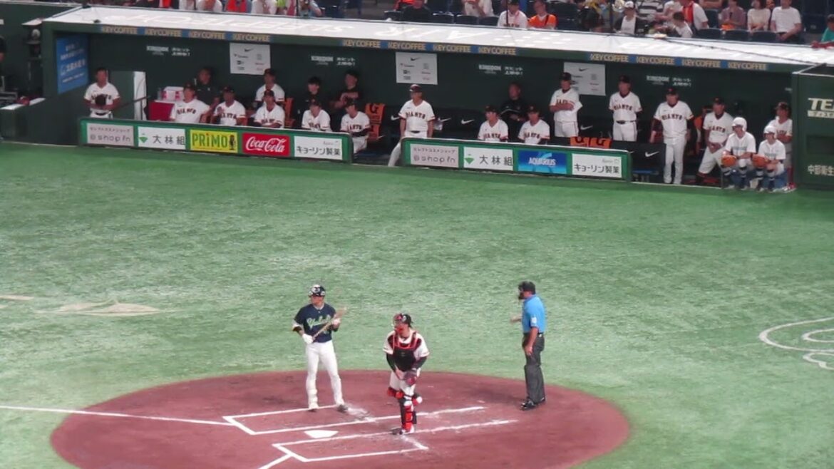 ピンチで高橋奎二を抑えた時の巨人ベンチの様子＜読売ジャイアンツ 対 ヤクルトスワローズ2024年8月3日＞