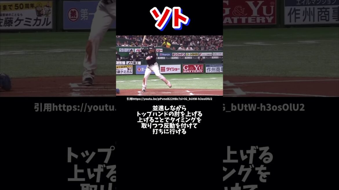 ソトのバッティングフォーム分析#プロ野球 #バッティングフォーム #千葉ロッテマリーンズ#打撃フォーム
