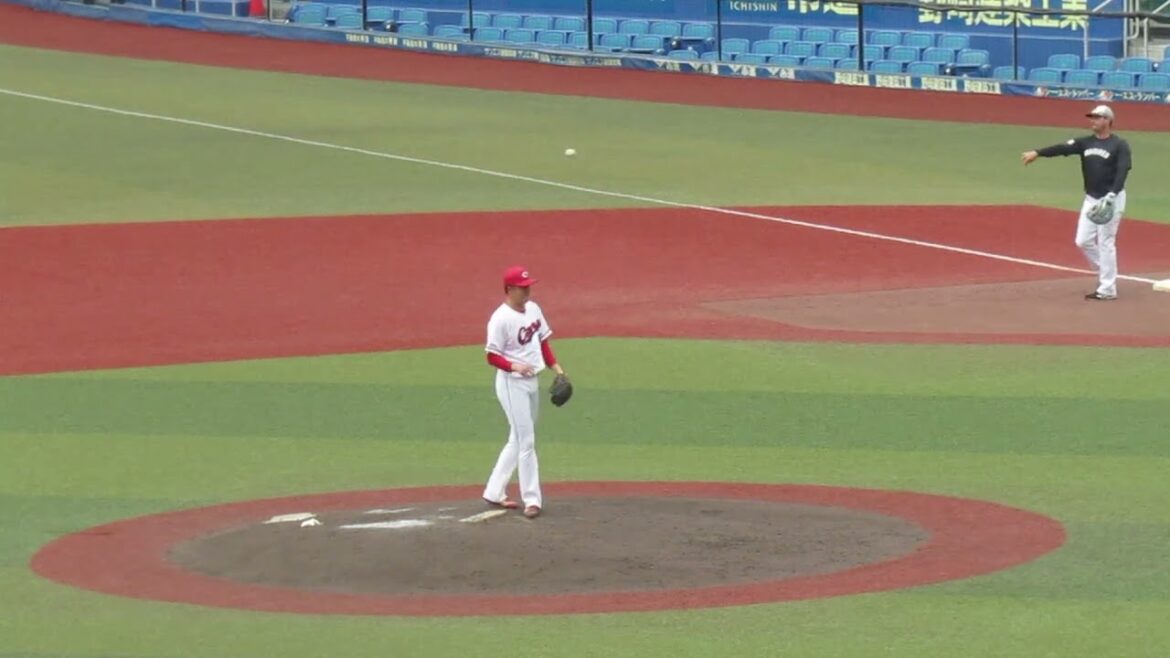 広島 行木俊の投球フォーム（2024年11月14日 プロ野球合同トライアウト ）