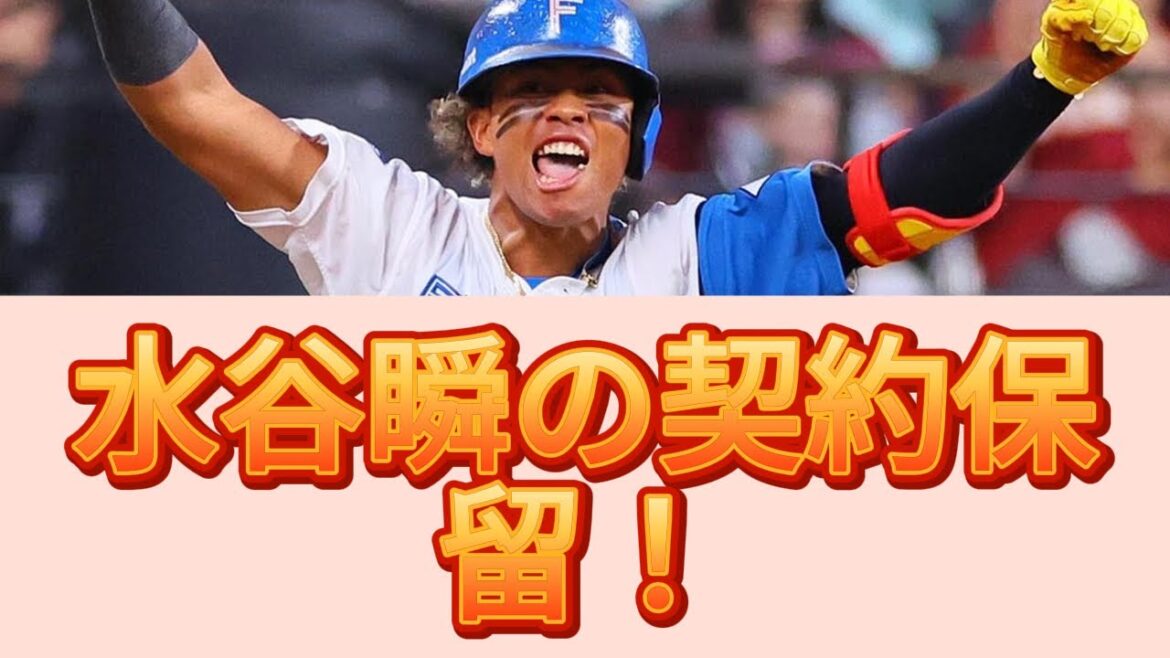 【悲報】水谷瞬が契約交渉で「考えさせてください」と発言した理由【野球情報】【プロ野球反応集】