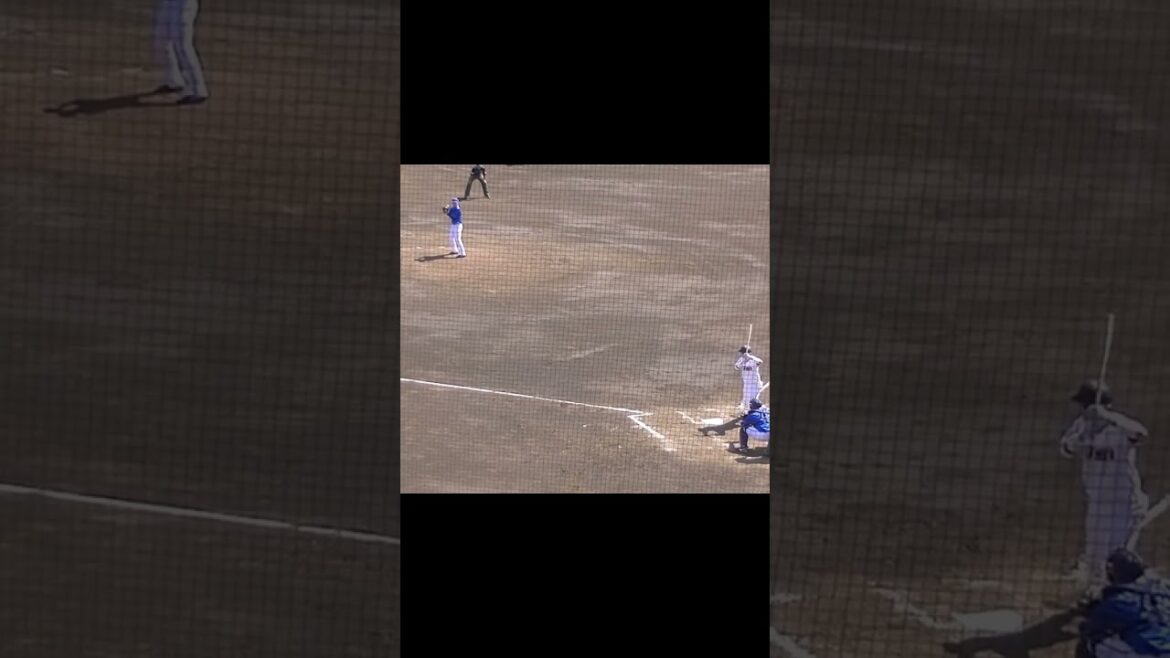 重信慎之介を三振にとる石田裕太郎（2024年5月10日 読売ジャイアンツ対 横浜DeNAベイスターズ）