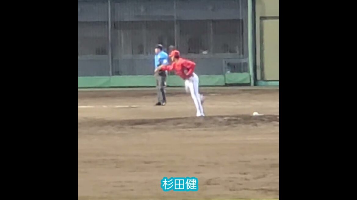 20240720　育成選手ﾙｰｷｰ！　#杉田健　#投球練習 　#shorts　広島東洋ｶｰﾌﾟ　投球ﾌｫｰﾑ@ｳｲﾝｸ球場［ﾌﾚｯｼｭｵｰﾙｽﾀｰｹﾞｰﾑ2024］姫路市立姫路球場