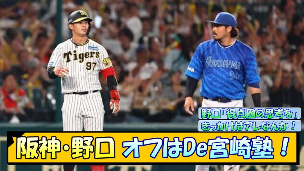 阪神・野口 オフはDe宮崎塾！【なんJ/2ch/5ch/ネット 反応 まとめ/阪神タイガース/藤川球児】