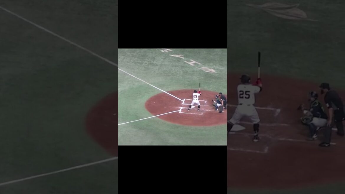 岡本和真を空振り三振にとる木澤尚文（2024年4月30日 読売ジャイアンツ対 ヤクルトスワローズ）