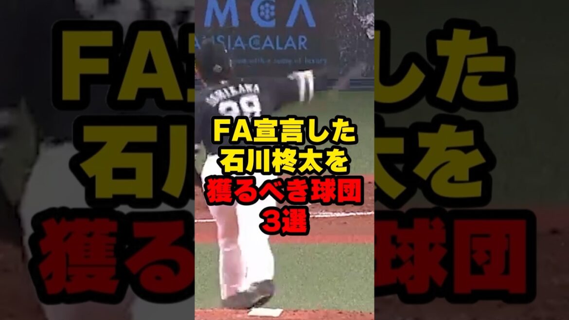 FA宣言した石川柊太を獲るべき球団3選#野球 #プロ野球 #shorts #石川柊太