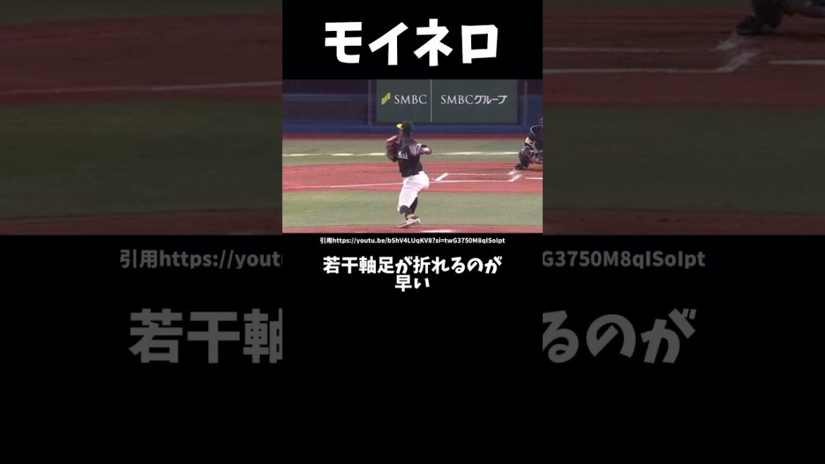 ソフトバンクモイネロのピッチングフォームのすごいところ#プロ野球#ソフトバンクホークス #モイネロ#ピッチングフォーム