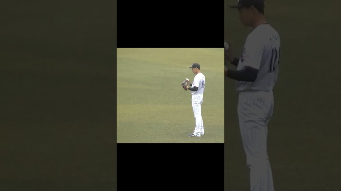 【合同トライアウト】マリーンズ古谷拓郎がキャッチボール2024年プロ野球12球団合同トライアウト11月14日