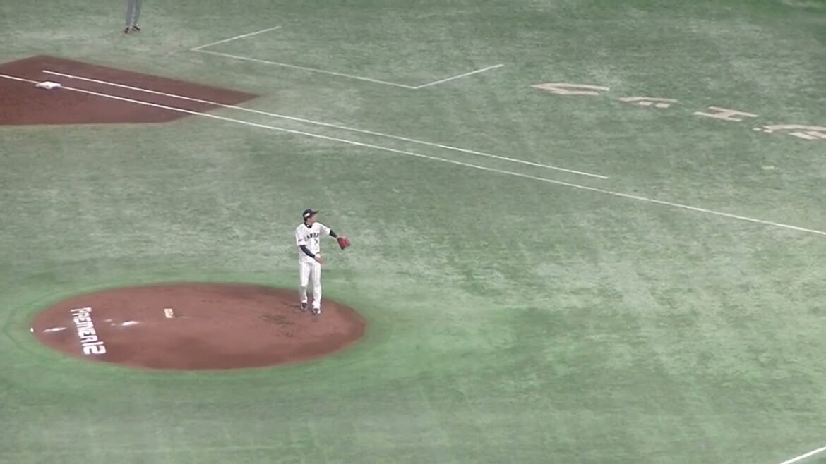 才木浩人から粘ってフォアボールを選ぶフローレス【2024年11月22日 日本 対ベネズエラ】