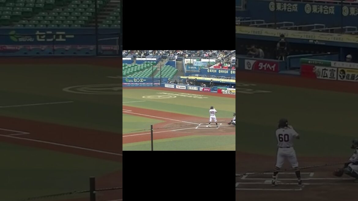 【合同トライアウト】ファイターズ柿木蓮がジャイアンツ菊田拡和を三振に2024年プロ野球12球団合同トライアウト11月14日