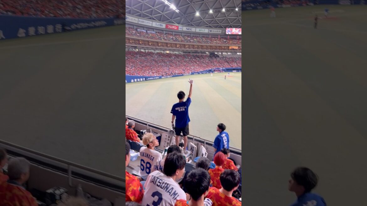 オレンジって💦🧡中日最終戦💫昇竜デー✨2024.10.6 ナゴヤドームライトドラゴンズ応援✨️DeNA最終戦敗れ😵60勝75敗8分け3年連続💦最下位確定😰#立浪 #中日 #青雲