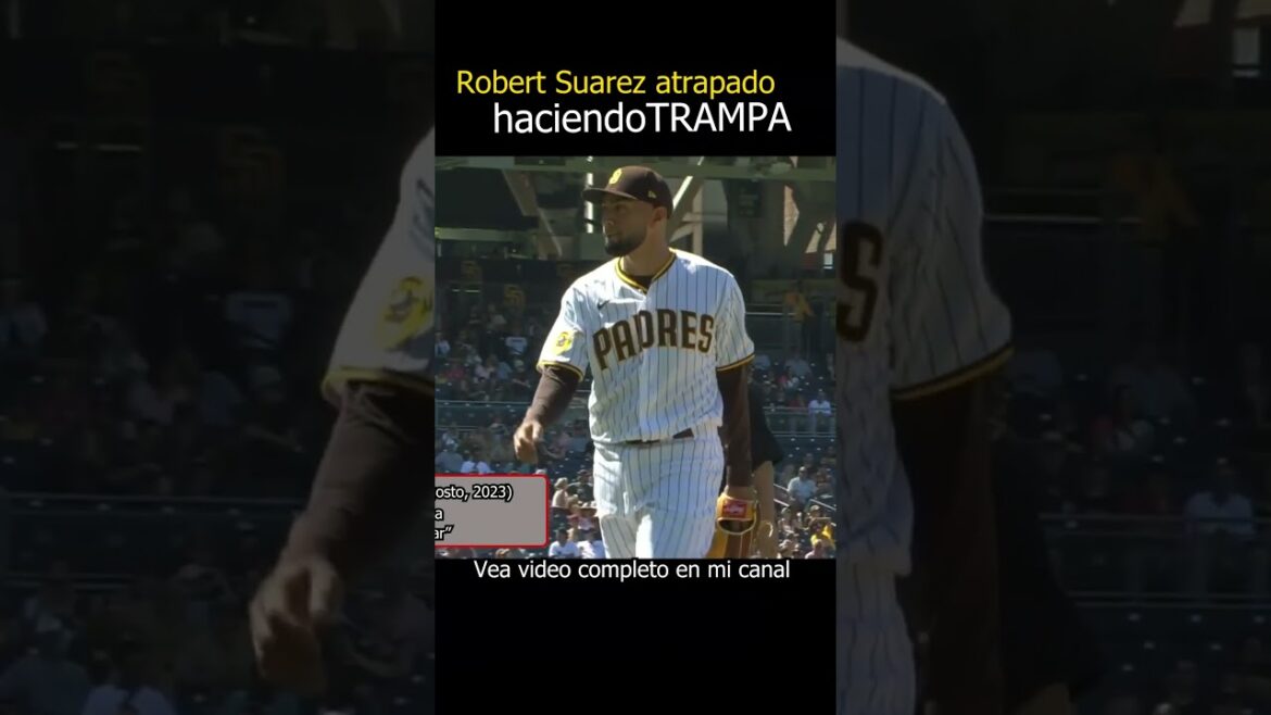 Otro más: venezolano Robert Suarez es atrapado haciendo trampa