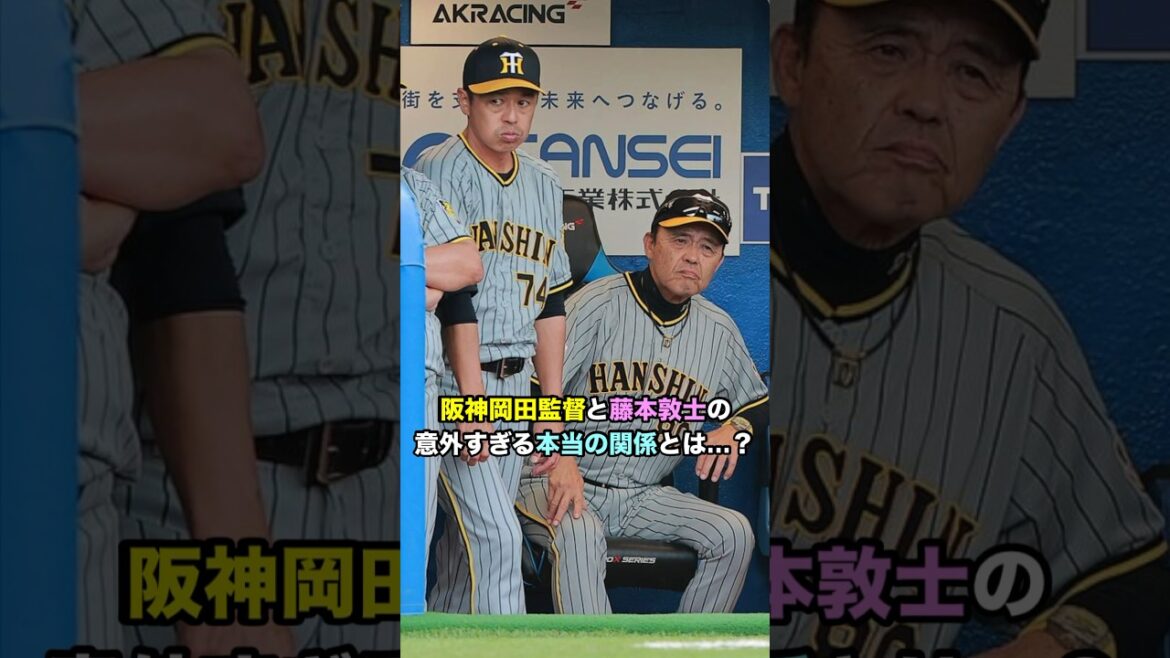 阪神岡田監督と藤本敦士内野守備走塁コーチの意外すぎる本当の関係とは…？ #岡田彰布 #どんでん #阪神タイガース #野球 #雑学