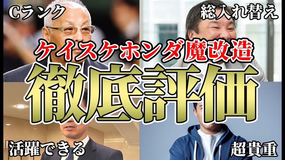【評価が続々判明】賛否分かれるケイスケホンダの現役ドラフト評を徹底解説!! さらに加速されそうな投手王国建立について【オリックスバファローズ】