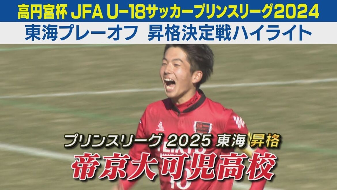【ハイライト】帝京大可児vs東邦｜高円宮杯 JFA U-18サッカープリンスリーグ2024東海プレーオフ 昇格A決定戦