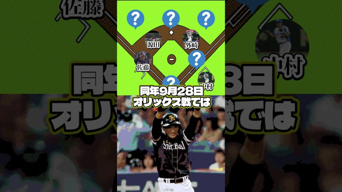 埼玉西武ライオンズ2024年スタメン野手のプロ初ヒットを時系列順に振り返ってみた　#プロ野球 #西武ライオンズ #中村剛也 #源田壮亮 #shorts #野球
