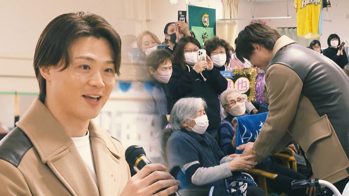 【ファイターズ】山﨑福也投手「優勝で勇気を与えられるように」札幌市内の病院を訪問