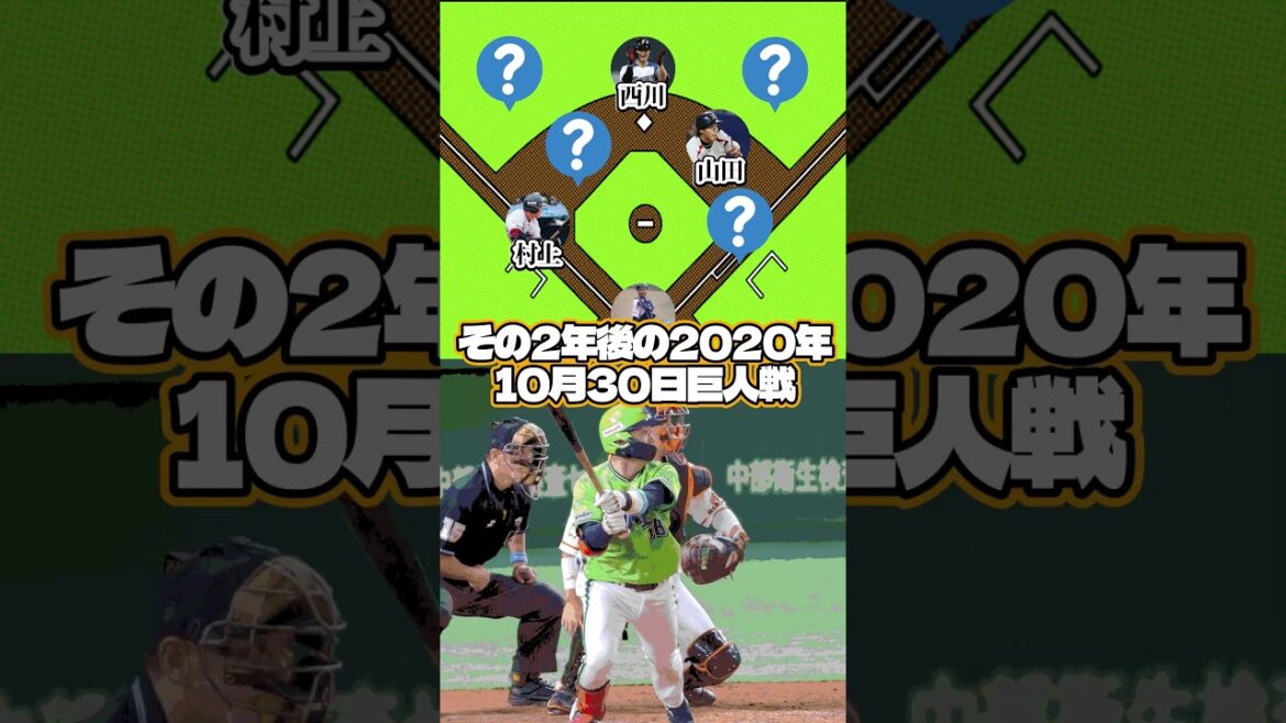東京ヤクルトスワローズ2024年スタメン野手のプロ初ヒットを時系列に振り返ってみた　#プロ野球 #ヤクルト #村上宗隆 #山田哲人 #shorts #野球