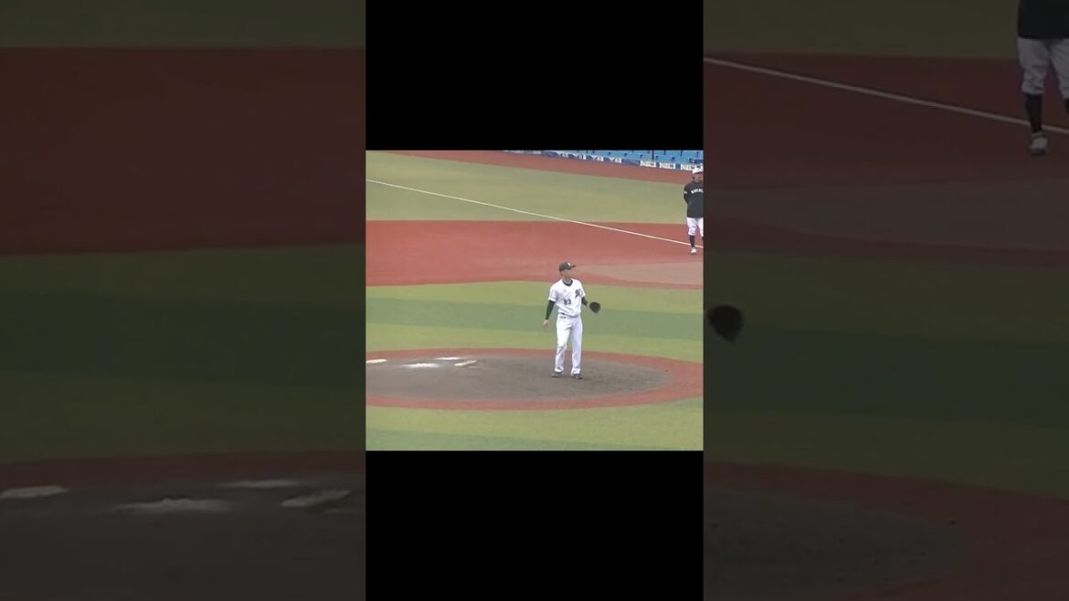 【合同トライアウト】マリーンズ吉田凌が投球練習2024年プロ野球12球団合同トライアウト11月14日