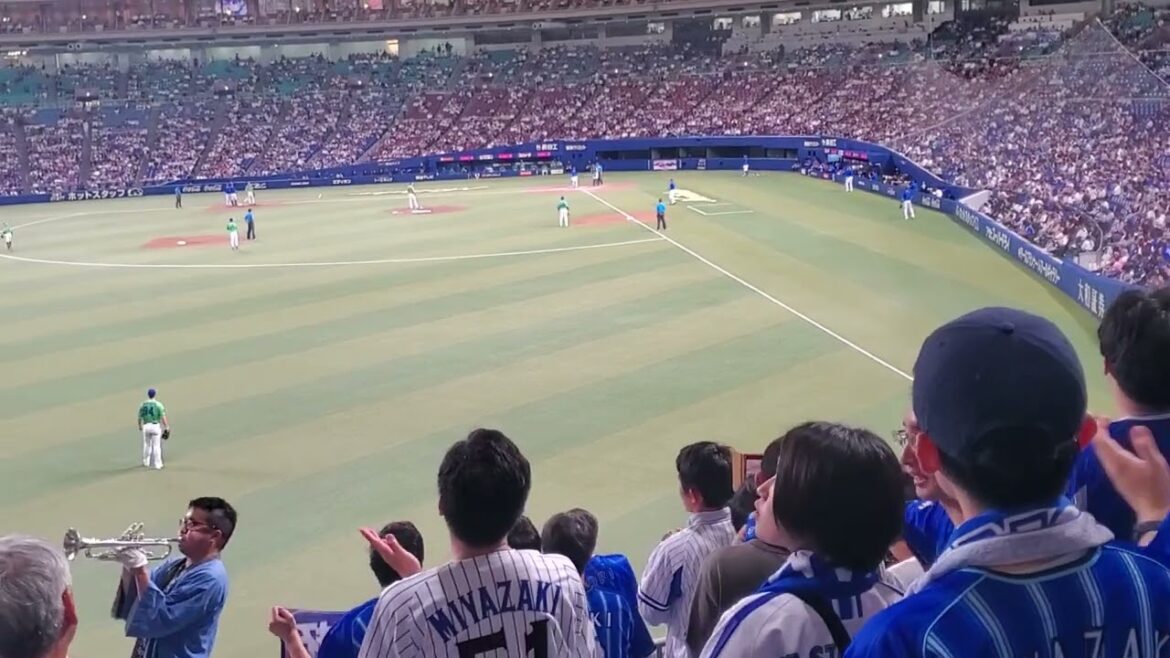 20240628　守備職人ｼﾊﾞﾀﾂ♪【柴田竜拓 応援歌】　9回表　横浜DeNAﾍﾞｲｽﾀｰｽﾞ@ﾊﾞﾝﾃﾘﾝﾄﾞｰﾑ ﾅｺﾞﾔ･ﾚﾌﾄ外野 ﾅｺﾞﾔﾄﾞｰﾑ