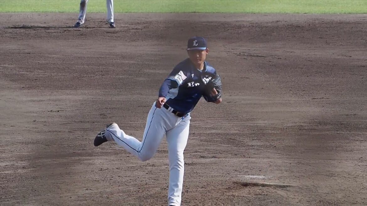 2024.05.18 BC栃木-埼玉西武(小山運動公園野球場) 木瀬翔太 投球シーン