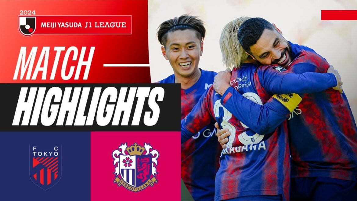 FC Tokyo Show Their Class! | FC Tokyo 3-0 Cerezo Osaka | 2024 J1 LEAGUE HIGHLIGHTS | MW 38