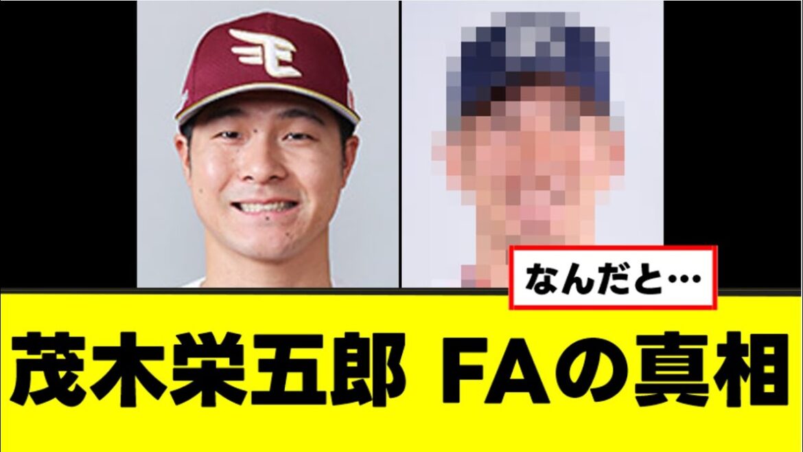 【茂木栄五郎】ヤクルトFAの真相、全て明らかになる 【茂木栄五郎】ヤクルトFAの真相、全て明らかになる