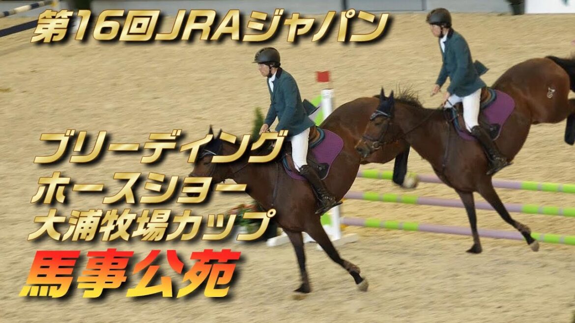 応援！大浦牧場カップ 第16回 JRAジャパンブリーディングホースショー 第3日目  馬事公苑 2024/12/08