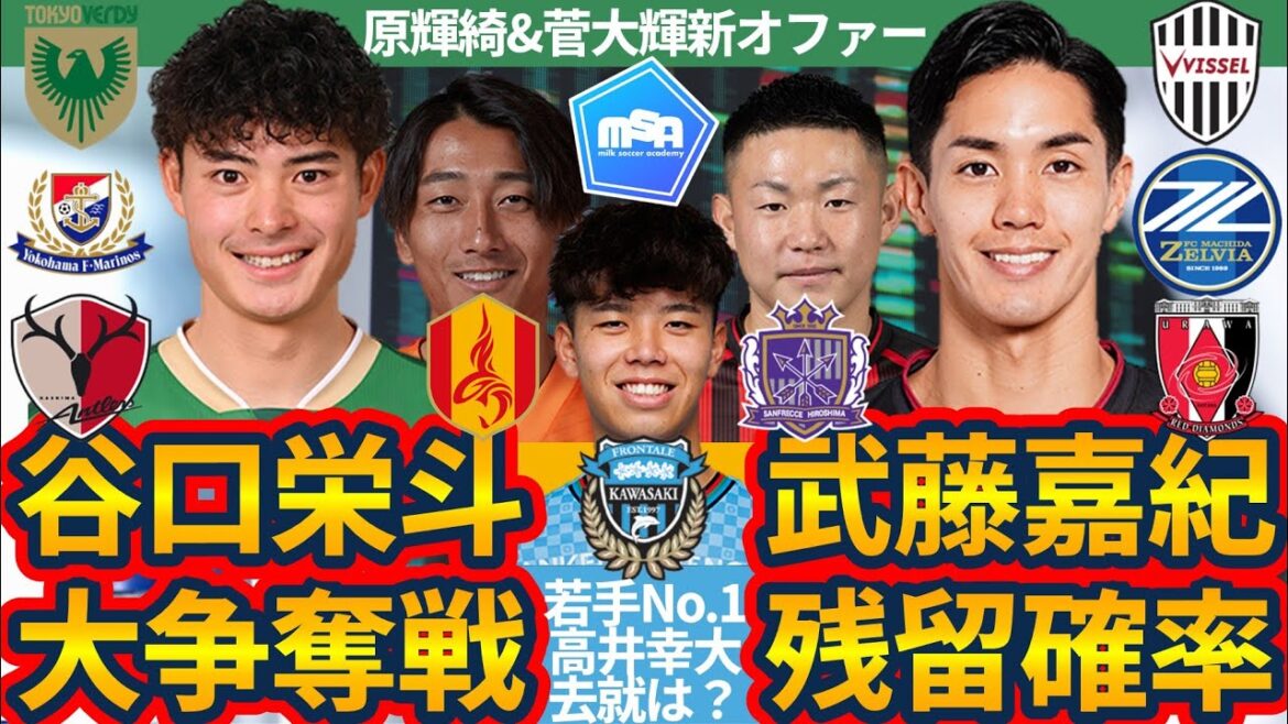 【谷口栄斗大争奪戦&武藤嘉紀移籍の行方】広島菅大輝獲得大チャンス&名古屋が原輝綺&谷口獲得の場合に起こること&武藤嘉紀神戸残留と考える理由 【谷口栄斗大争奪戦&武藤嘉紀移籍の行方】広島菅大輝獲得大チャンス&名古屋が原輝綺&谷口獲得の場合に起こること&武藤嘉紀神戸残留と考える理由