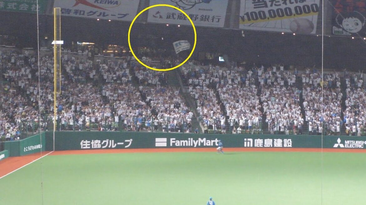 西武 佐藤龍世 勝ち越しホームラン 第7号 2者連続ホームランの1本目　西武 vs 日本ハム　2024年9月23(月) ベルーナドーム